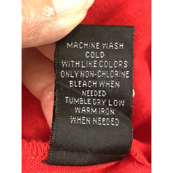 Glamour Short Bell Sleeve Crochet Embellishment Red Dress Size 18 NWT - Picture 7 of 11